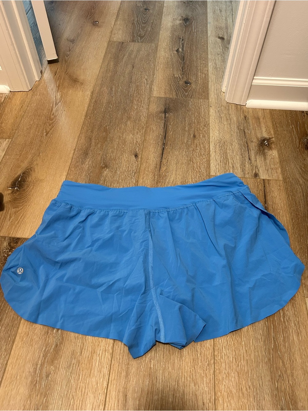 lululemon athletica Bright Blue Athletic Running Shorts- never worn